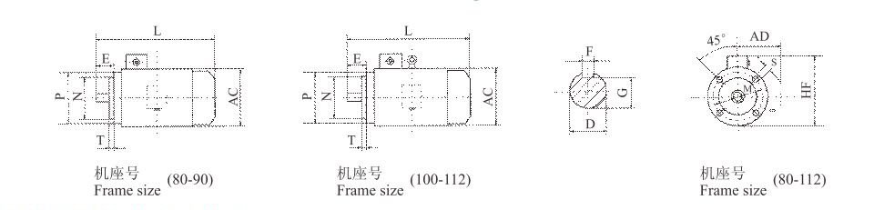 YD系列(IP54)变极多速三相异步电动机 YD系列(IP54)变极多速三相异步电动机